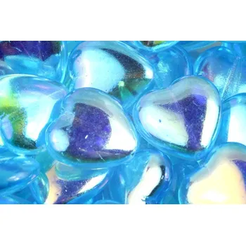 Dětské navlékací korálky Korálky Srdíčka č.5933 (15x16mm)