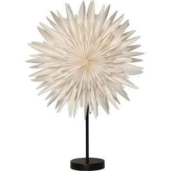 Vánoční osvětlení Star trading Vánoční papírová hvězda na černém podstavci Winter V.60 cm