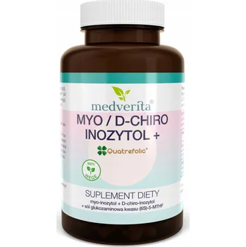 Vrták MEDVERITA Myo / D-chiro Inositol 40:1 + Quatrefolic 60 kapslí.