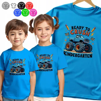 DĚTSKÉ TRIČKO T-SHIRT - MONSTER TRUCK READY TO CRUSH - 3XS