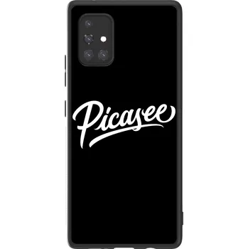 Pouzdro na mobilní telefon Picasee ULTIMATE CASE pro Samsung Galaxy A71 A715F - Picasee - old logo - white