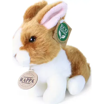 plyšák Plyšový králík bílo‑hnědý 16 cm eco-friendly
