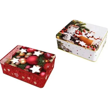 Dóza na potraviny Plastimex Box1 14 x 9,5 x 6 cm vánoce mix motivů