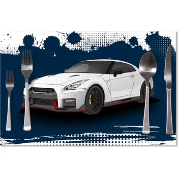 prostírání Sablio Prostírání Nissan GTR 35 Modrý: 40x30cm