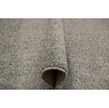 Koberec 200x200 cm KOBEREC PICCADILLY LUXUSNÍ ŠEDÝ STŘÍBRNÝ MELÍROVANÝ KOBEREC NA FILCU