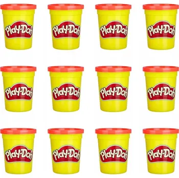 Modelovací hmota Červené Modelína Play-Doh 12 ks