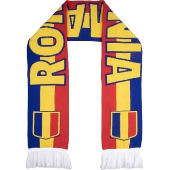 Šála Zimní šála FLLÖS FANLINE SCARF ROMANIA 4 UNI Žlutá, Červená, Modrá