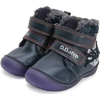 Dětská treková obuv D.D.STEP chlapecká zimní obuv W015-42249B royal blue 24