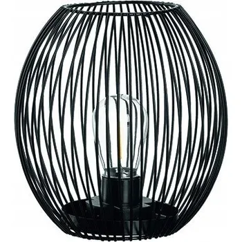 Lampička Leonardo Casolare LED lucerna černá 24 cm