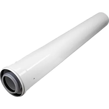 Kouřovod Trubka koaxiální Ariston, pr. 80/125 mm, délka 0,5 m, nástrčný systém, bílá