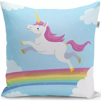 Polštář Sablio Polštář Jednorožec - 40x40 cm