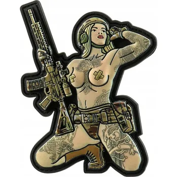 Nášivka M-Tac Nášivka Tactical Girl 1 Skandinavik PVC
