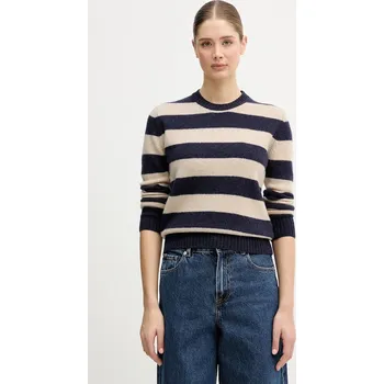 Dámský svetr Vlněný svetr United Colors of Benetton 103ME107E béžová 80X, vel. XL