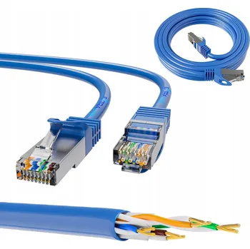 Síťový kabel Patchcord Extralink 3 m modrý