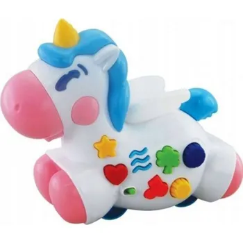 autíčko Alltoys Jednorožec se světly a zvuky