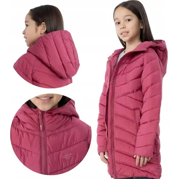 Dívčí bunda 4F DÍVČÍ PÉŘOVÝ KABÁT ZIMNÍ BUNDA / VEL. 164