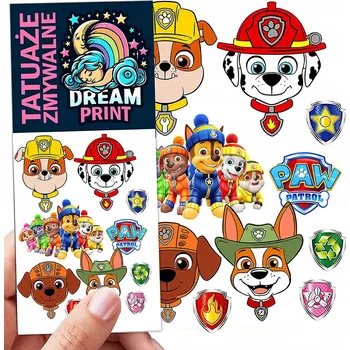Odstranitelné tetování Filmová a herní nálepka na tetování Dětské vodní tetování Omyvatelné k narozeninám Dárek Dočasný dárek pro děti Originální opakovaně použitelné Spousta Vzorů