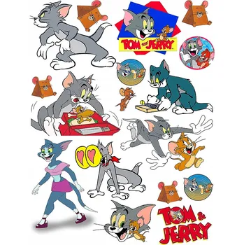 Tetování Smyvatelné tetovačky pro děti - Tom a Jerry
