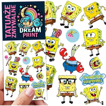 Odstranitelné tetování Filmová a herní nálepka na tetování Dětské vodní tetování Omyvatelné k narozeninám Dárek Dočasný dárek pro děti Originální opakovaně použitelné Spousta Vzorů