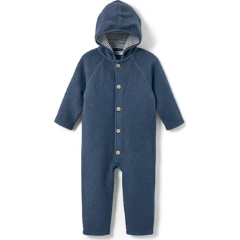 Kojenecký overall 687263 - Tchibo - Overal pro miminka s vlnou merino - pro miminko - vel. 50/56 - barva: hnědá