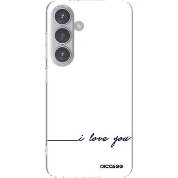 Pouzdro na mobilní telefon Picasee silikonový průhledný obal pro Samsung Galaxy S24 S921B 5G - Miluji tě