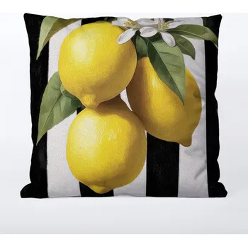 Povlak na polštář 45x45 nepromokavý polyester citrón v kuchyni 2