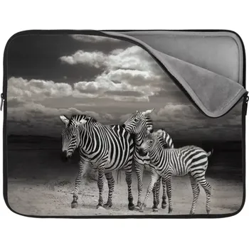 pouzdro na notebook Sablio Obal na notebook Zebry - 13"