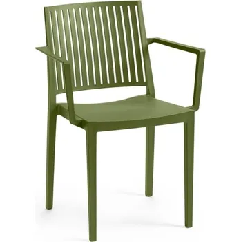 Zelená plastová zahradní židle Bars - Rojaplast ID_1474364