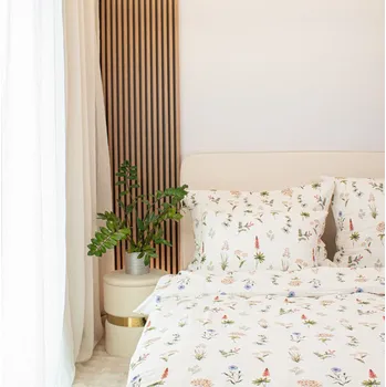 Mušelínové povlečení 140x200 cm luční květiny