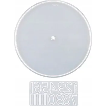 Silikonová forma na hodiny z epoxidové pryskyřice, sádry, cementu – VELKÁ + arabské číslice