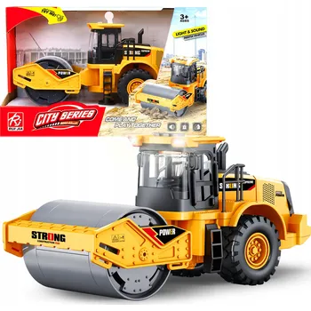 autíčko STAVEBNÍ VOZIDLO VÁLEC SVĚTLO A ZVUK 1 KS