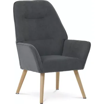 Křeslo Relaxační křeslo ve skandinávském stylu, Antracit