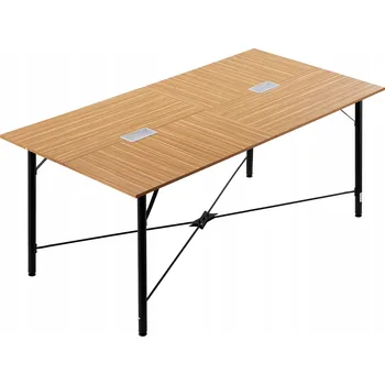 Konferenční stolek VEVOR Obdélníkový konferenční stůl multifunkční pro 6-8 osob 180x90 cm