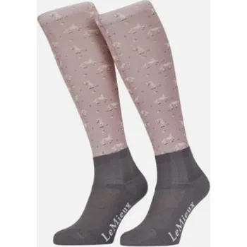 Dětské jezdecké podkolenky Junior LeMieux Lemon, růžové, vel. 31-36