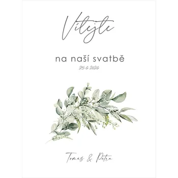Svatební dekorace Vítací cedule 353