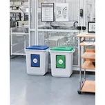 Víko k odpadkovému koši 60 l "DURABIN", bílá, plast, DURABLE 1800497010