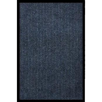 Rohožka Rohožka před dveře s vpichovanou plstí, modré pruhy, 80x120 cm