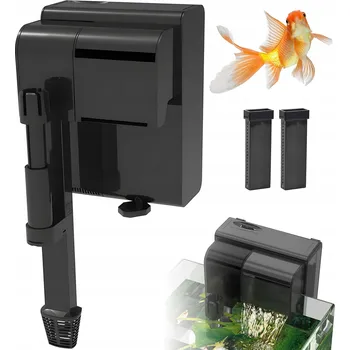 Akvarijní filtr VNĚJŠÍ KASKÁDOVÝ FILTR S UV LAMPOU PRO AKVÁRIUM, ODSTRAŇUJE OLEJOVÝ FILM