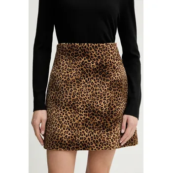 Dámská sukně Sukně Weekend Max Mara DISCO hnědá barva, mini, áčková, 2615101081600 88X, vel. 38