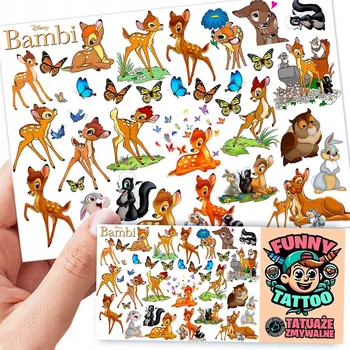 Odstranitelné tetování Tetování Bambi FUNNY TATTO 1 ks