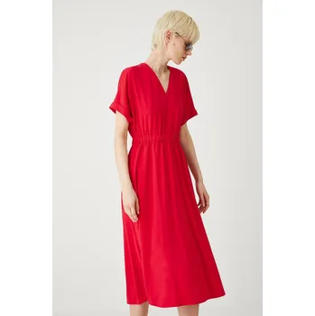 Dámské šaty Šaty s příměsí lnu Medicine RS25.SUD0A1 červená 33X, vel. S