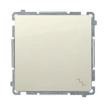 vypínač Jednopólový vypínač pod omítku Simon, béžové odstíny BMW6.01/12