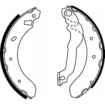 Brzdová čelist TRW GS6255 Sada brzdových čelistí