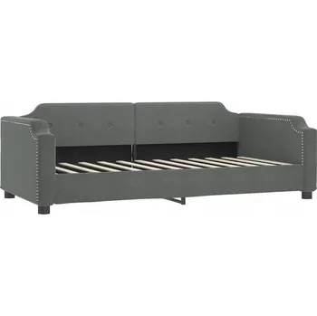 Pohovka Tmavě šedá rozkládací pohovka 213 x 100 x 66,5 cm