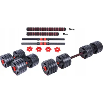 KOMPOZITNÍ ČINKA S JEDNORUČKAMI SADA NA CVIČENÍ 40kg PURE 2 IMPROVE