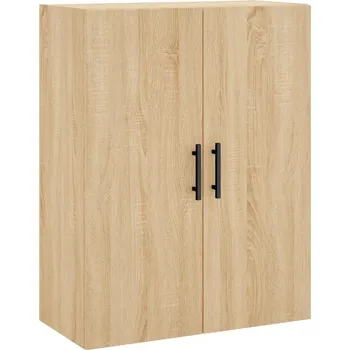 Noční stolek Závěsný Noční Stolek z Dřevotřísky, Dub Sonoma, 69,5x34x9