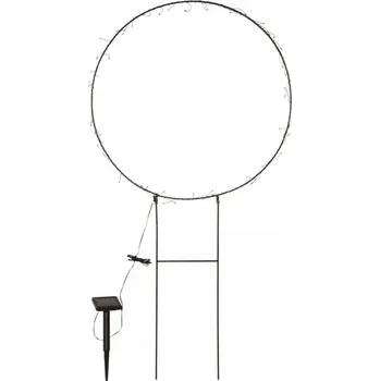 Venkovní osvětlení Solární lampa zapichovací Star Trading černá 100 cm 1 ks
