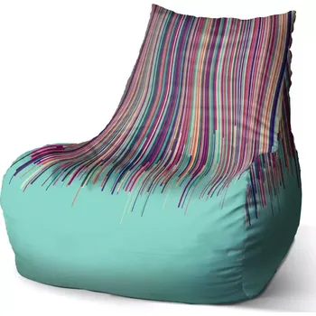 Sedací pytel Sablio Sedací vak Bean Stékající barva - 60 x 70 x 70 cm