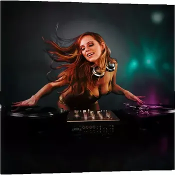 Obraz Sablio Obraz DJka - 50x50 cm