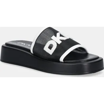 Dámské pantofle Pantofle Dkny Orion Logo Mesh dámské, černá barva, na platformě, K1643577 K1643577.005 99X, EUR 40